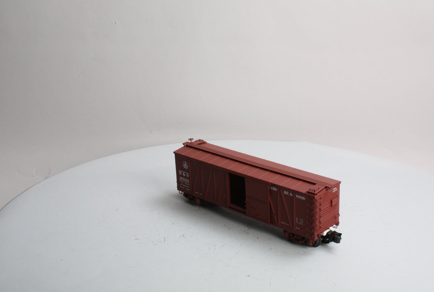 Atlas 8686-2 Baltimore & Ohio Single Sheathed Boxcar #187019 (3 Rail) LN