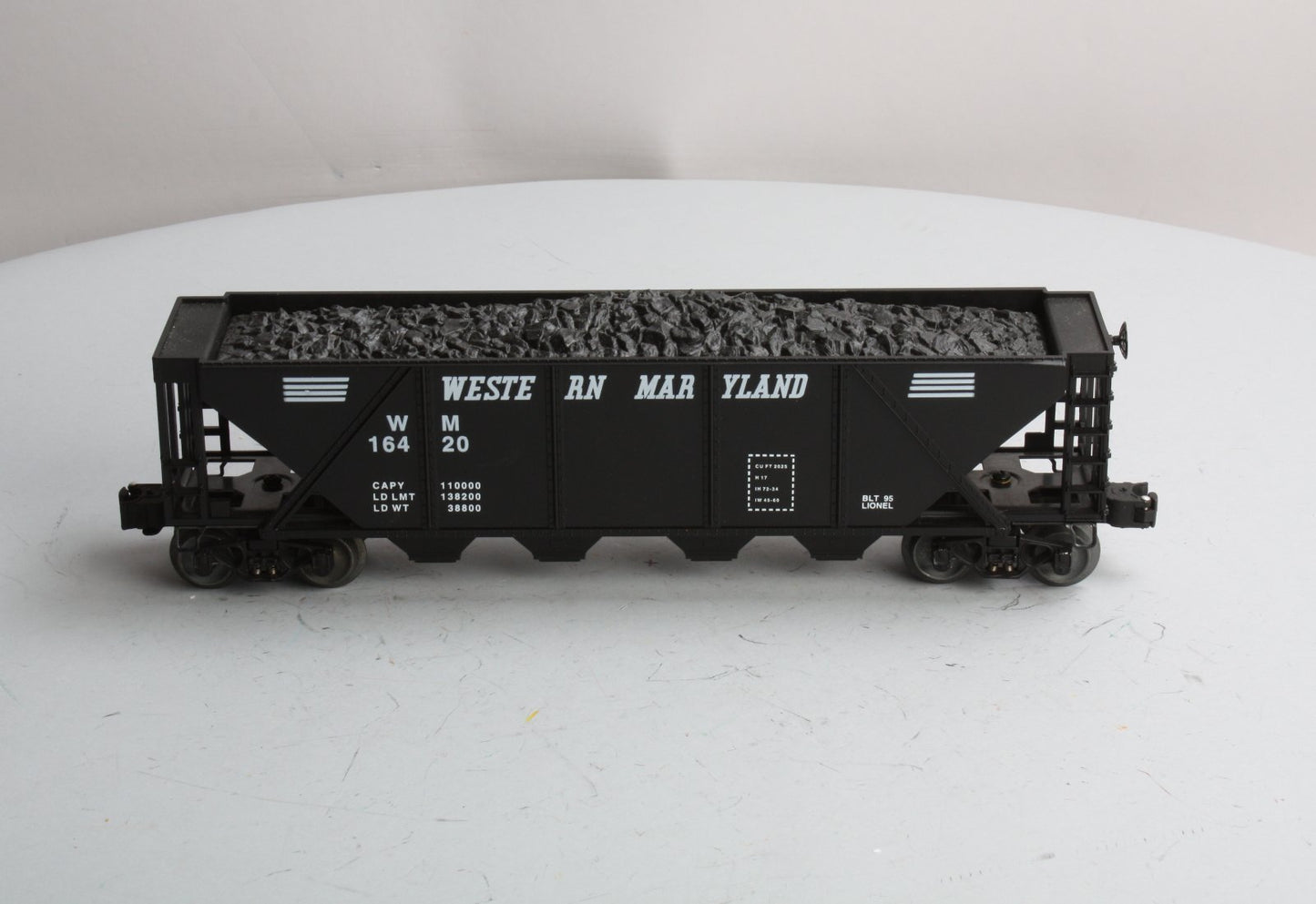 Lionel 6-16420 O Western Maryland Quad Hopper LN/Box