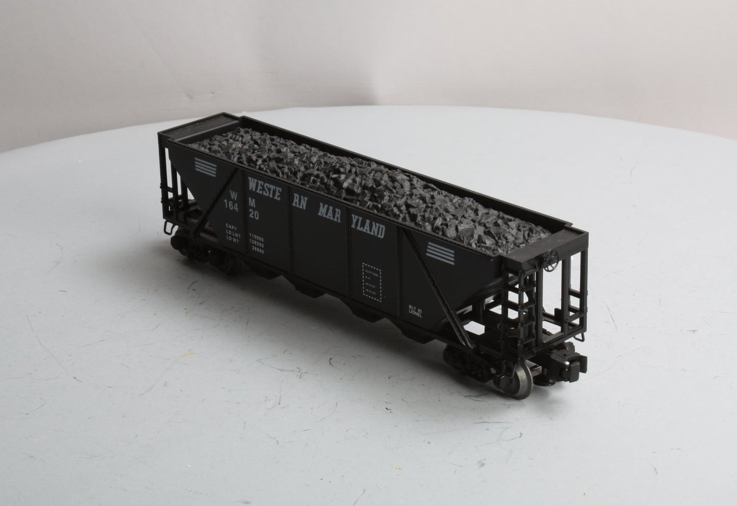 Lionel 6-16420 O Western Maryland Quad Hopper LN/Box