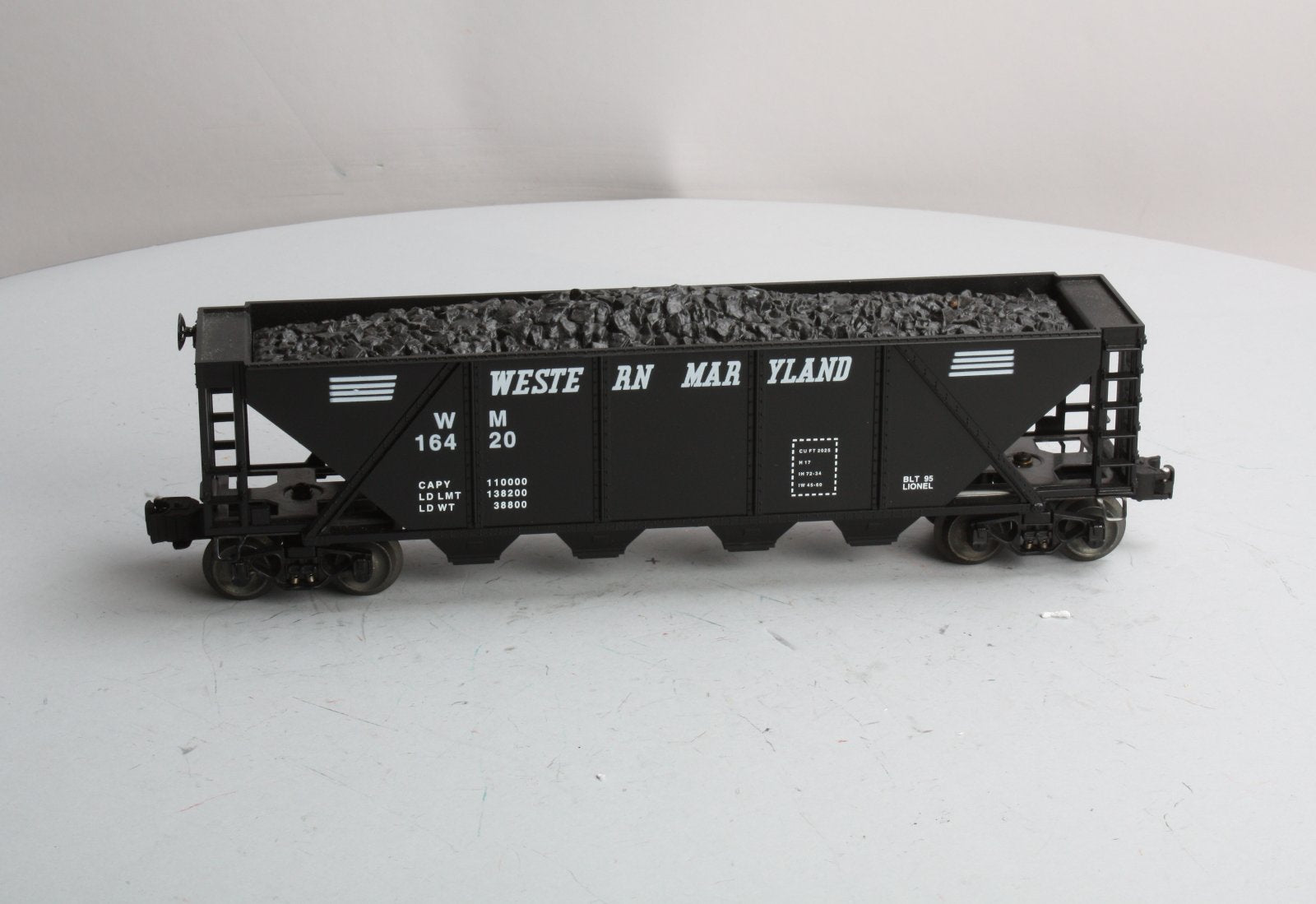 Lionel 6-16420 O Western Maryland Quad Hopper LN/Box