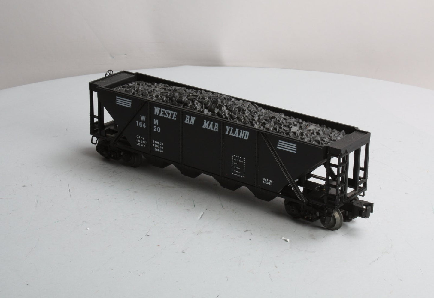 Lionel 6-16420 O Western Maryland Quad Hopper LN/Box