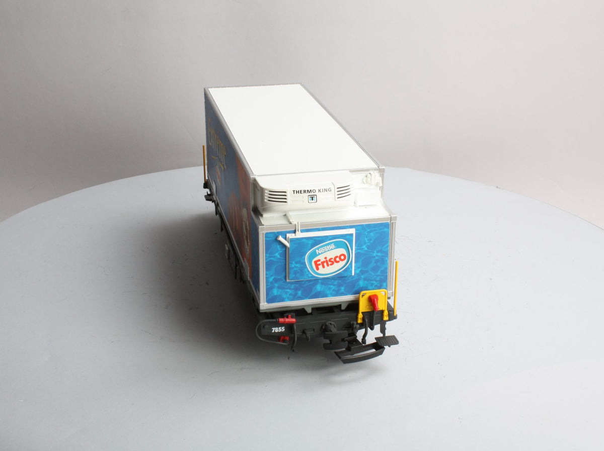 LGB 46890 G Scale Extreme Nestle Frisco Flat Car with Refrigerator Container LN/Box