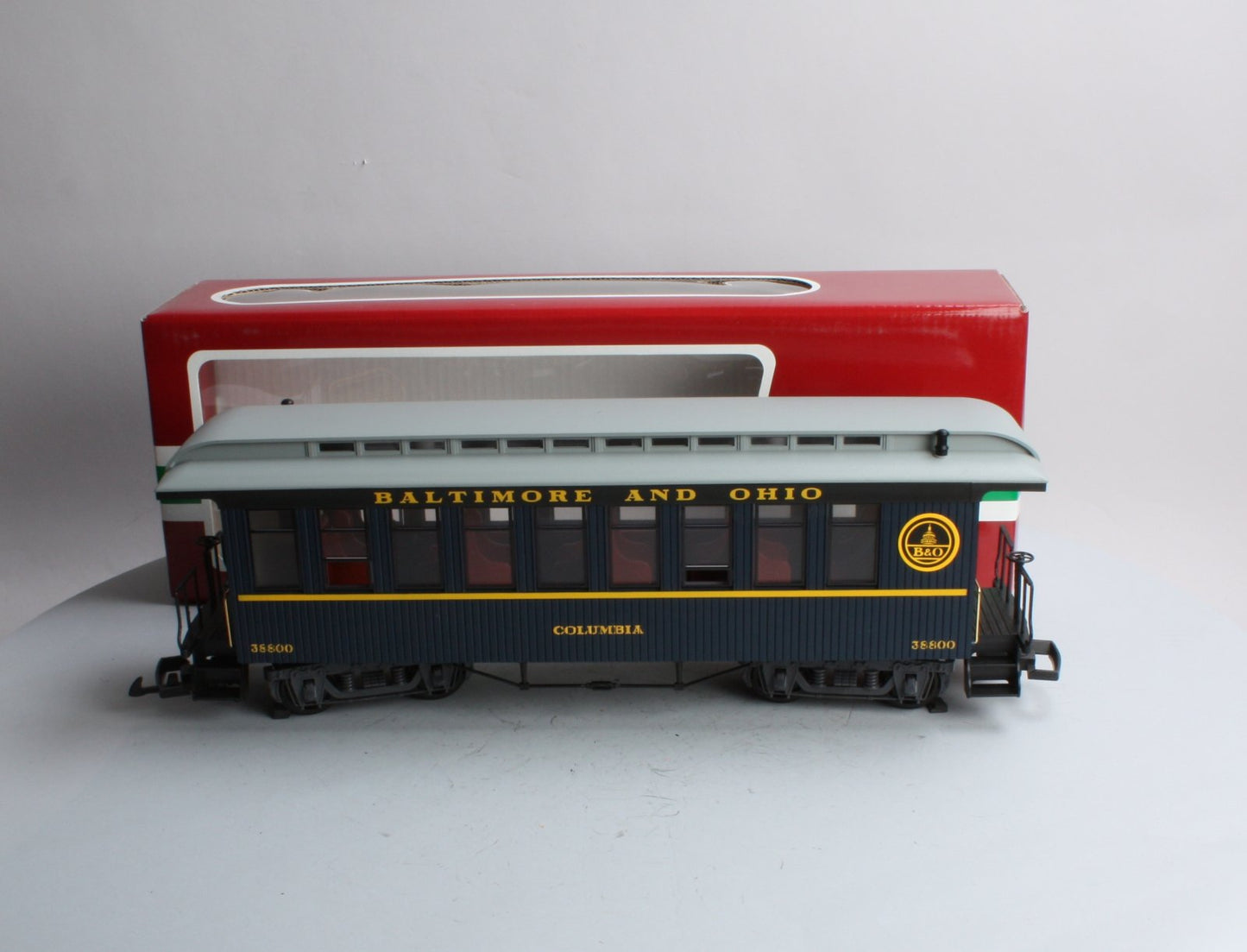 LGB 38800 G Scale Baltimore & Ohio Columbia Passenger Car LN/Box