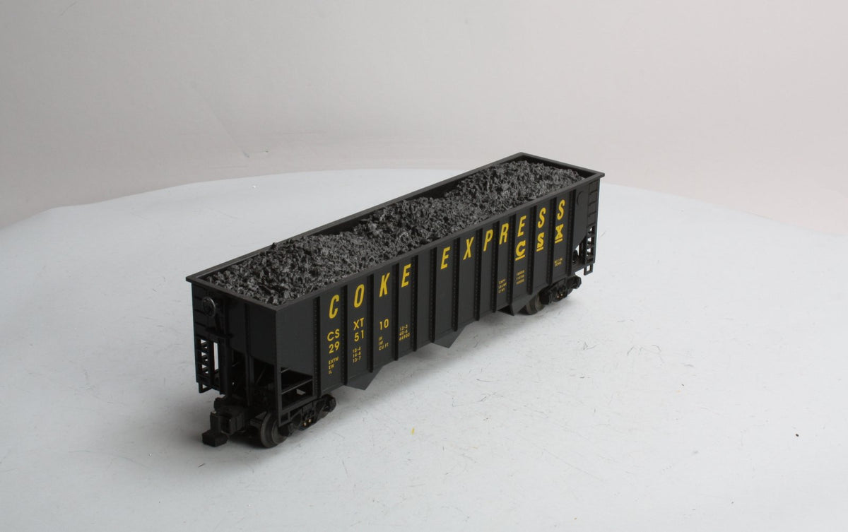 Lionel 6-17120 O Gauge CSX 3-Bay Hopper with Coal Load LN/Box