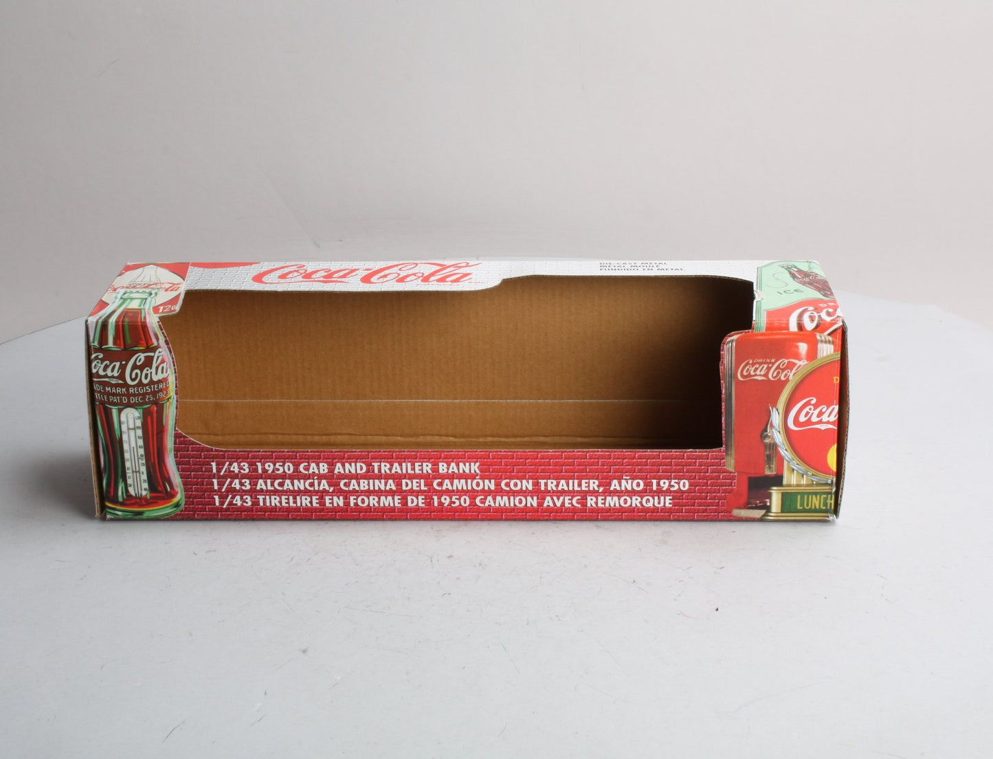 Coca-Cola 27223 1:43 1950 Coca-Cola Cab & Trailer Bank