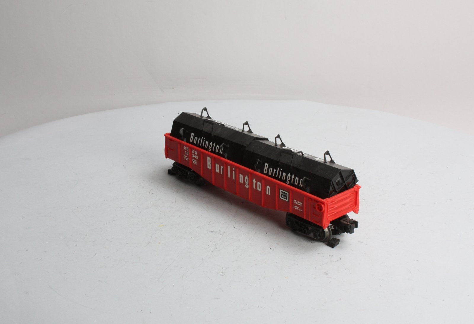 Lionel 6-16343 O Gauge Burlington Gondola w/Coil Covers LN/Box
