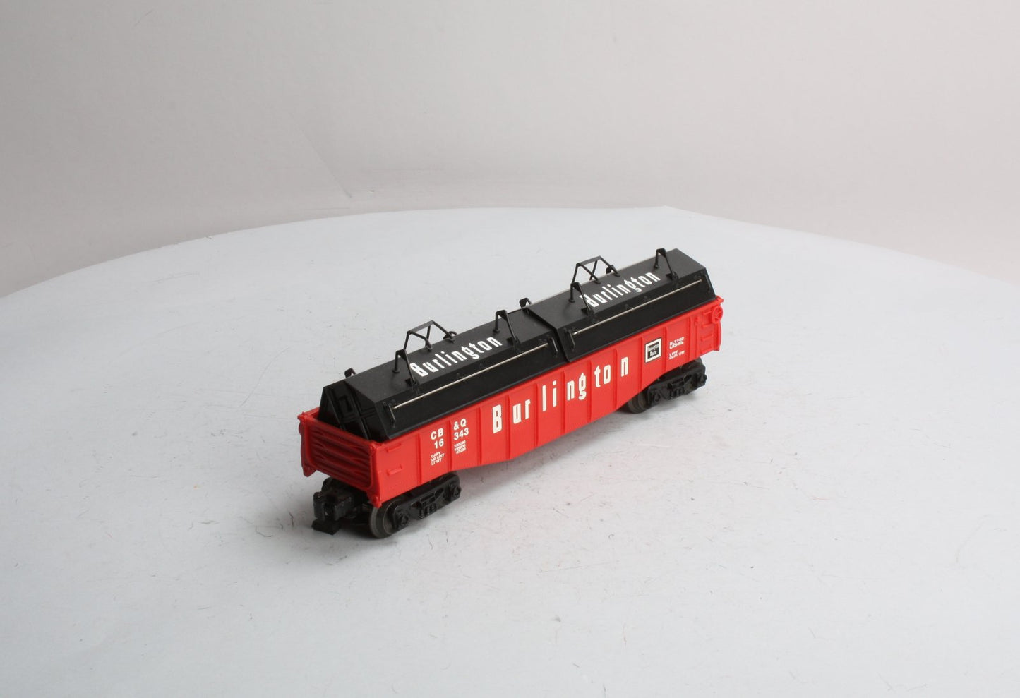 Lionel 6-16343 O Gauge Burlington Gondola w/Coil Covers MT/Box