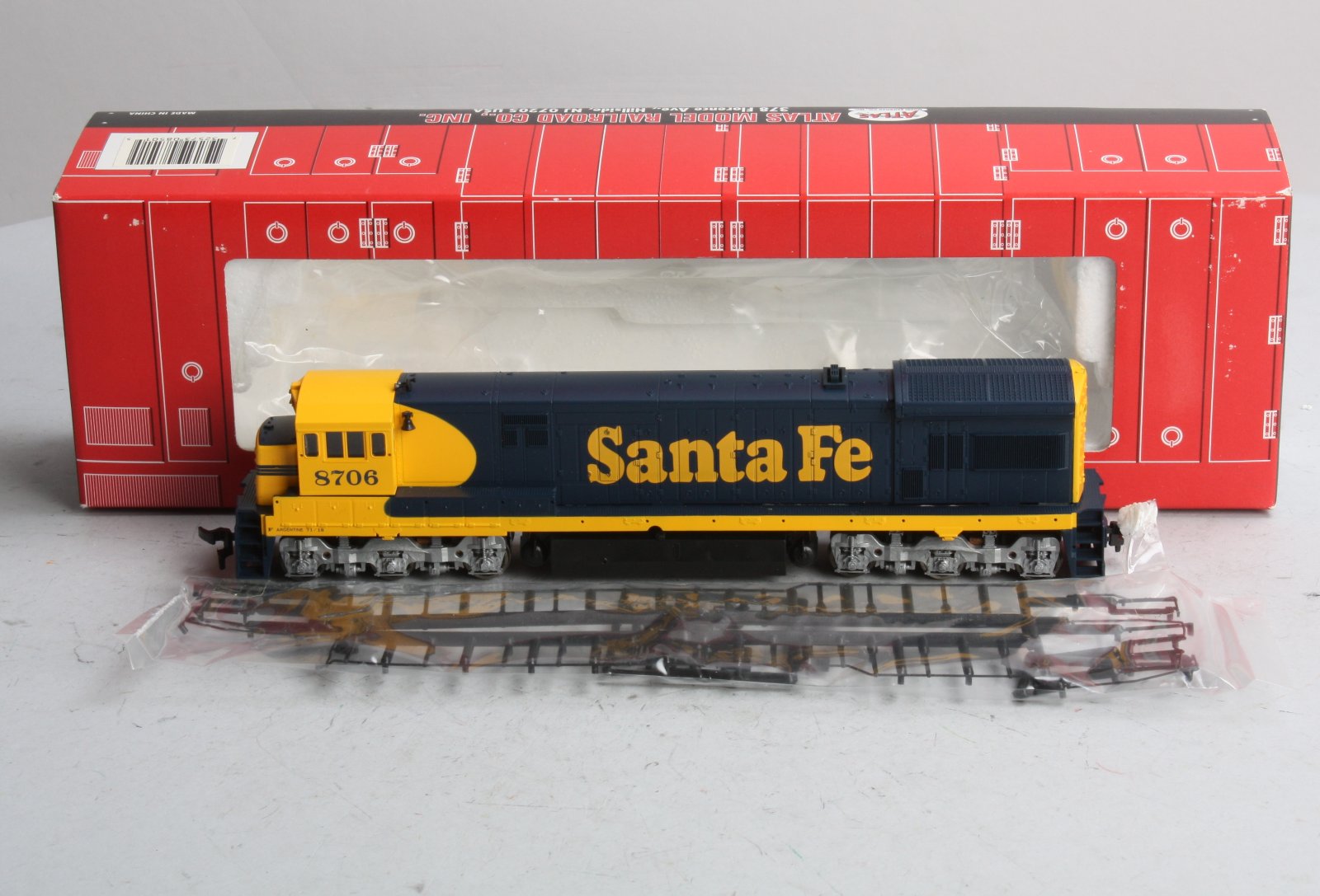 Atlas 8501 HO Santa Fe U36C Diesel Locomotive #8706