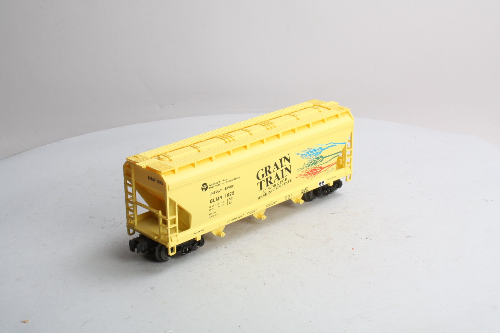 Lionel 6-17139 O Gauge Grain Train 3-Bay Covered Hopper Car #1025 LN/Box