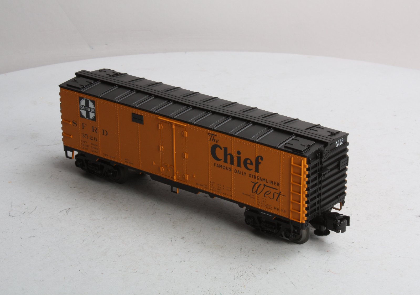 Atlas 1002305 O Gauge Santa Fe Reefer Car #3526 LN/Box