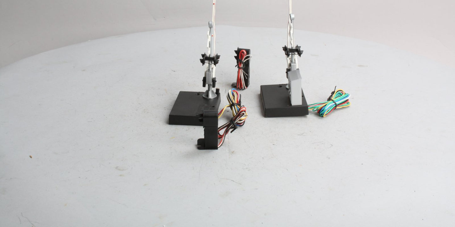 Z-Stuff DZ-1010 O Crossing Gate & Signal Pair W/Block Signal Detectors