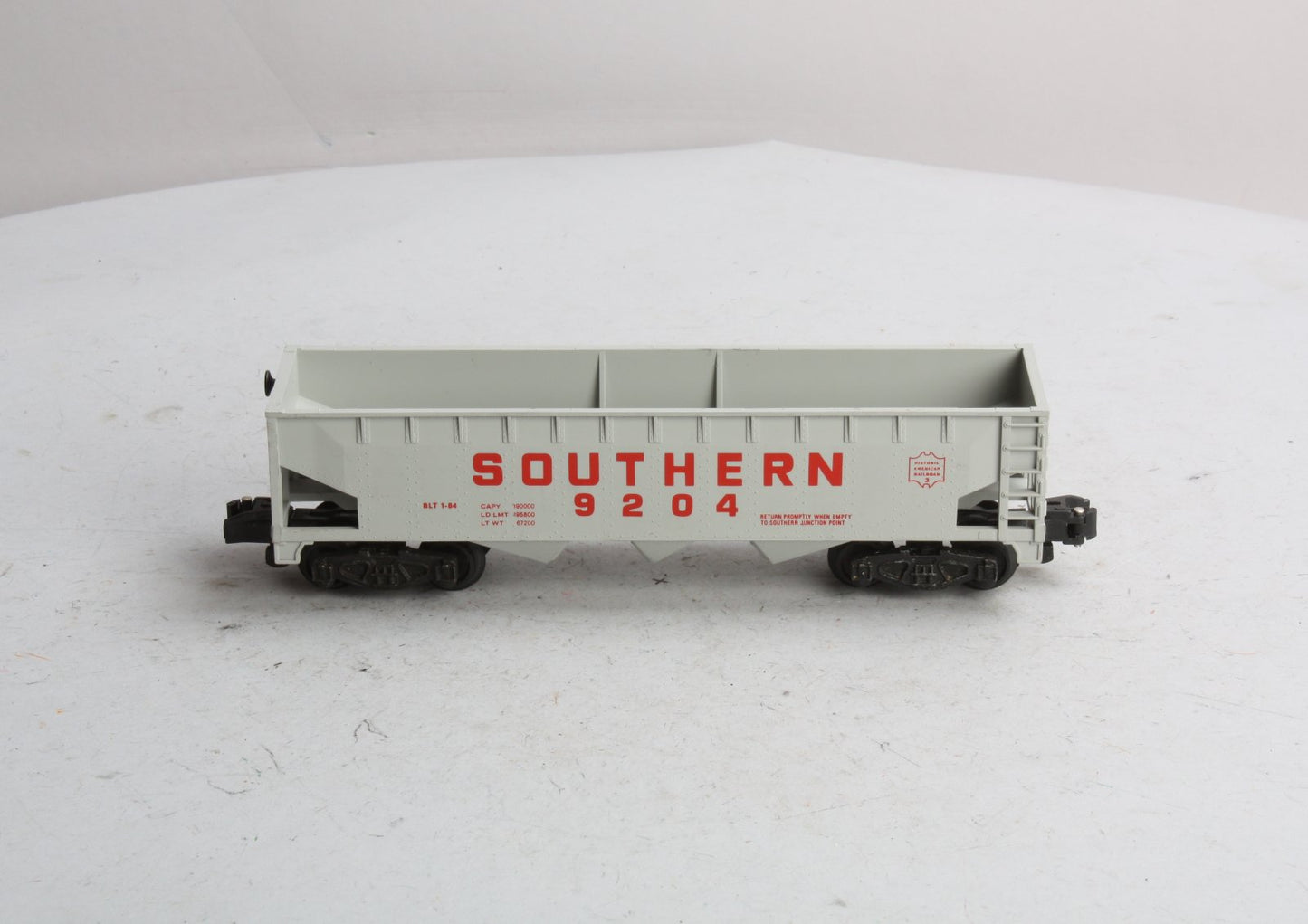 American Flyer 4-9204 S Gauge Southern Hopper Car #9204 LN/Box