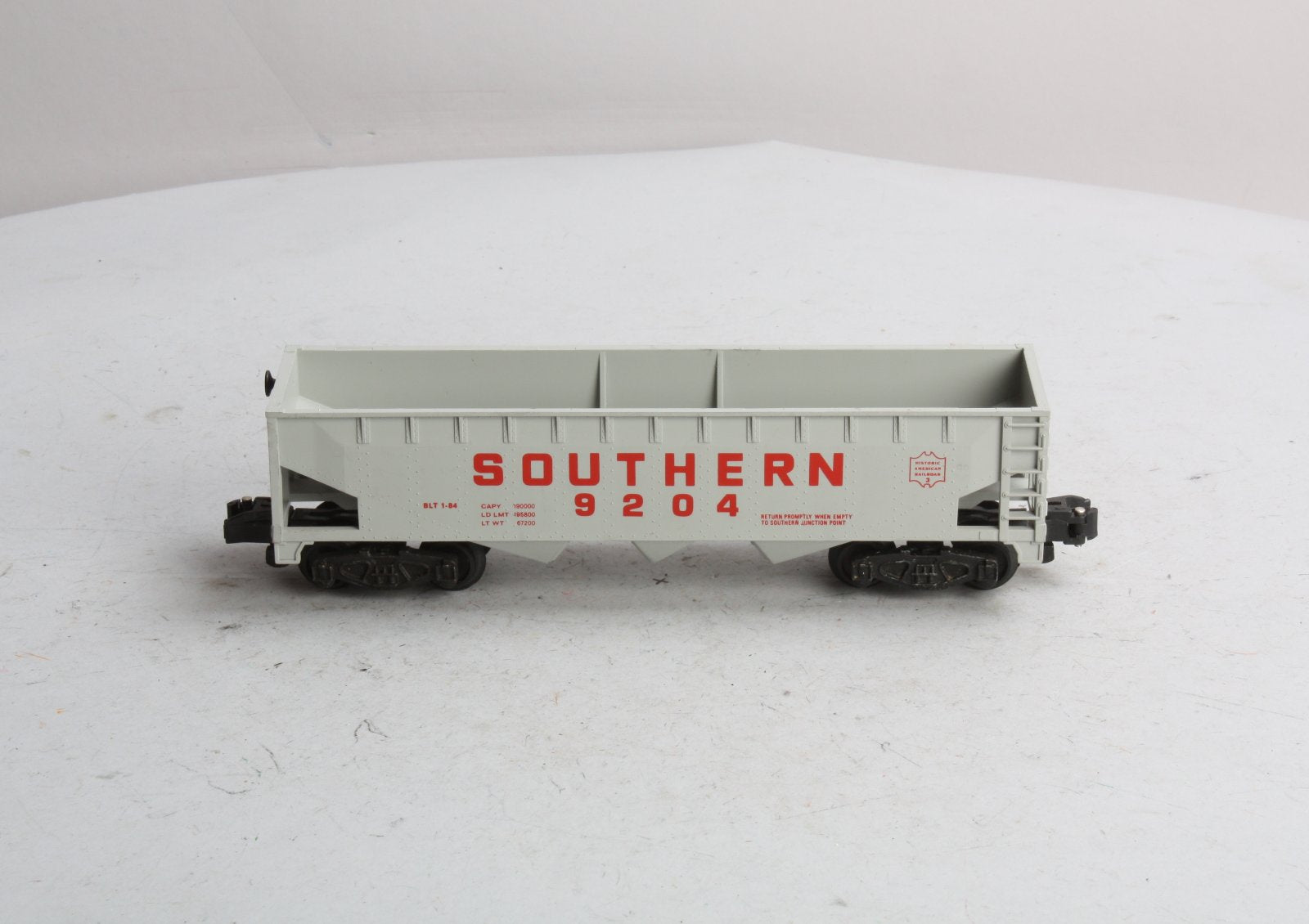 American Flyer 4-9204 S Gauge Southern Hopper Car #9204 LN/Box