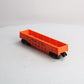 Lionel 6-9131 O Gauge Denver and Rio Grande Western Long Gondola (Orange) LN/Box