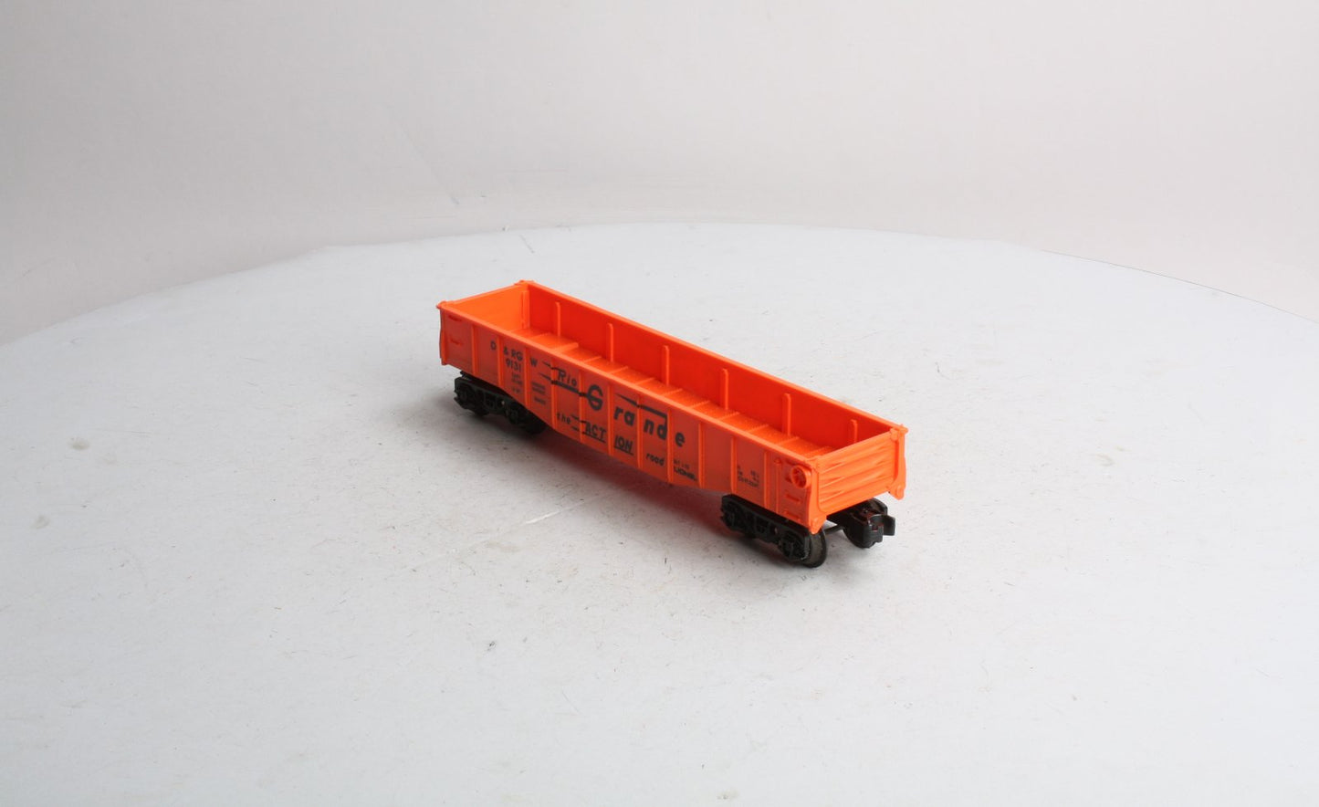 Lionel 6-9131 O Gauge Denver and Rio Grande Western Long Gondola (Orange) LN/Box