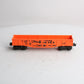 Lionel 6-9131 O Gauge Denver and Rio Grande Western Long Gondola (Orange) LN/Box