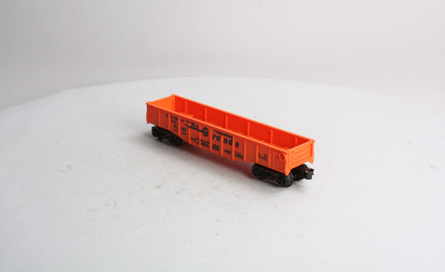 Lionel 6-9131 O Gauge Denver and Rio Grande Western Long Gondola (Orange) LN/Box