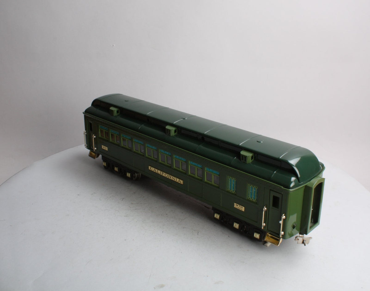 MTH 10-1078A Standard Gauge California State Coach Car #412 LN