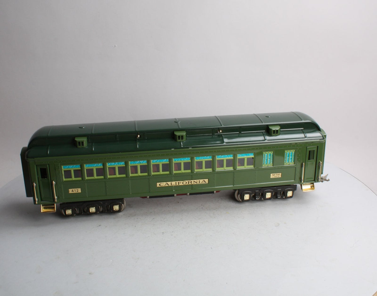 MTH 10-1078A Standard Gauge California State Coach Car #412 LN