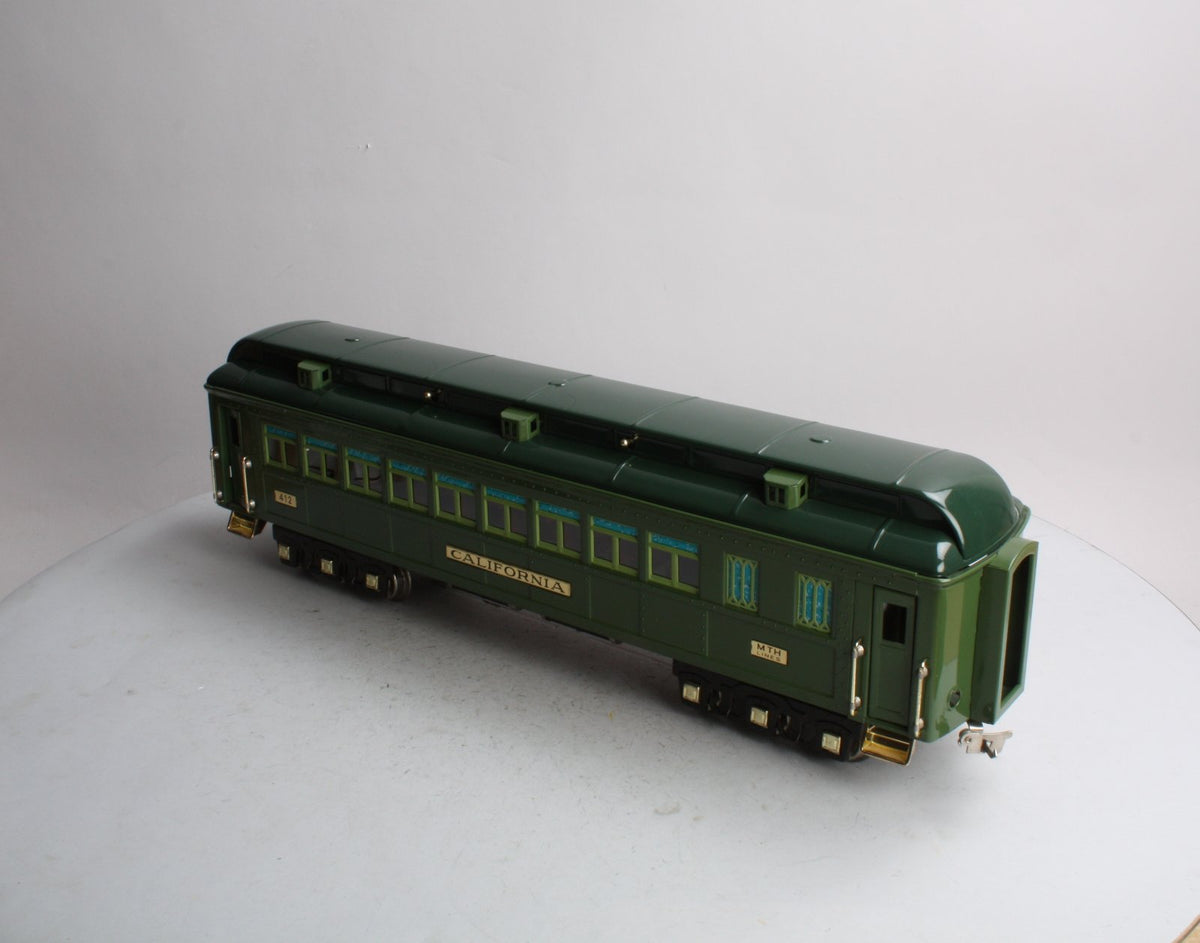 MTH 10-1078A Standard Gauge California State Coach Car #412 LN