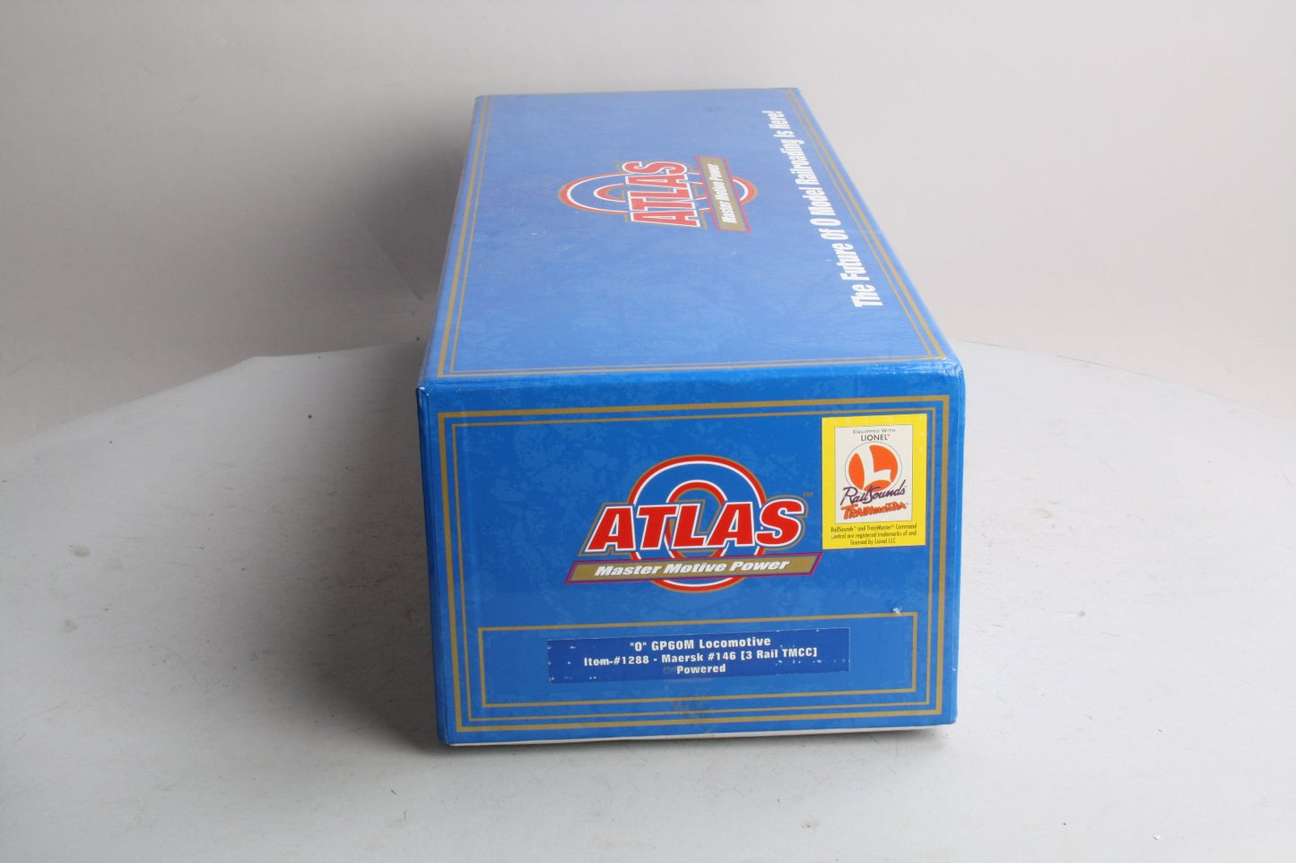 Atlas 1288 Maersk GP60M Diesel Engine #146 with TMCC (3Rail) LN/Box
