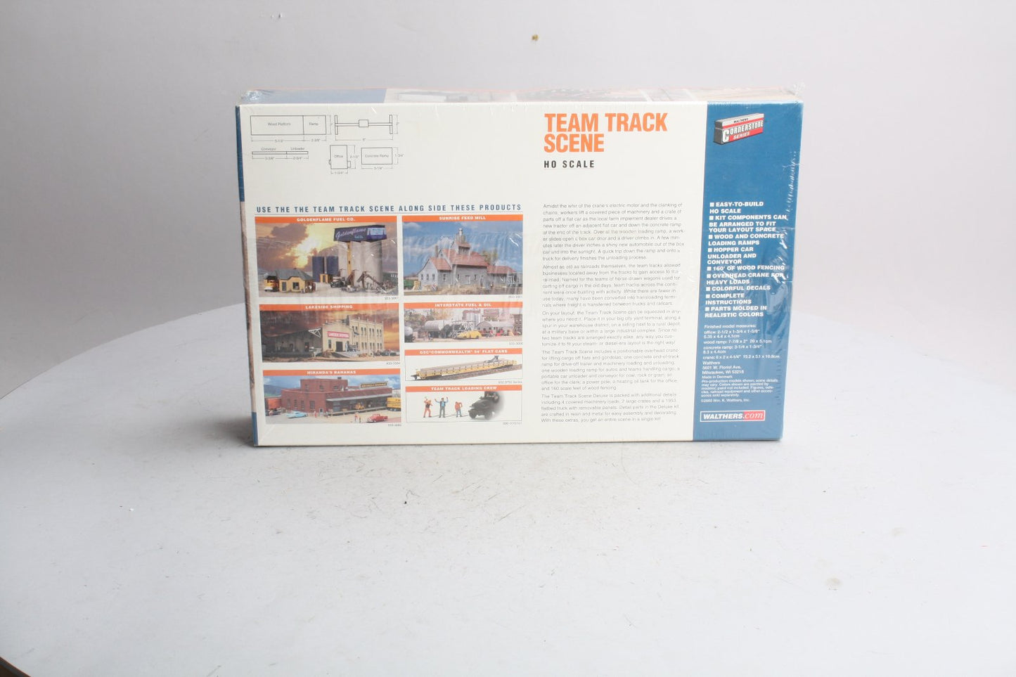 Walthers 933-3707 HO Scale Team Track Scene Deluxe Structure Building Kit