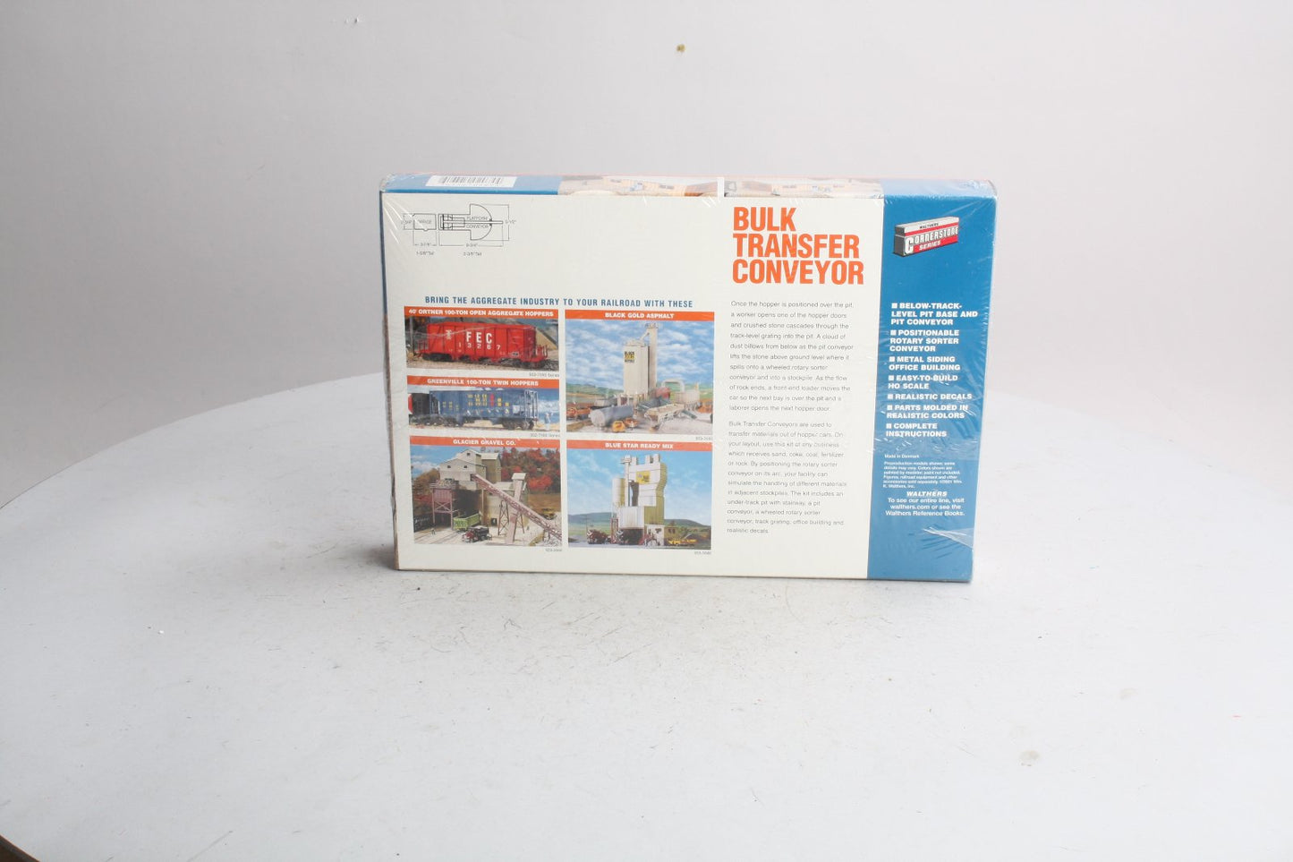Walthers 933-3519 HO Scale CornerStone Bulk Transfer Conveyor Building Kit