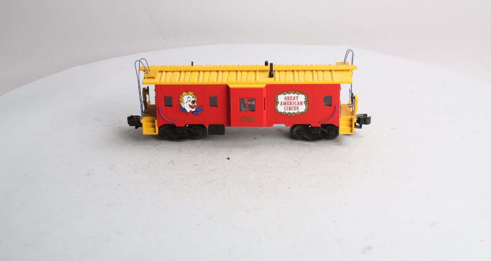 MTH 30-7755 Circus Bay Window Illuminated Caboose #5646 NIB
