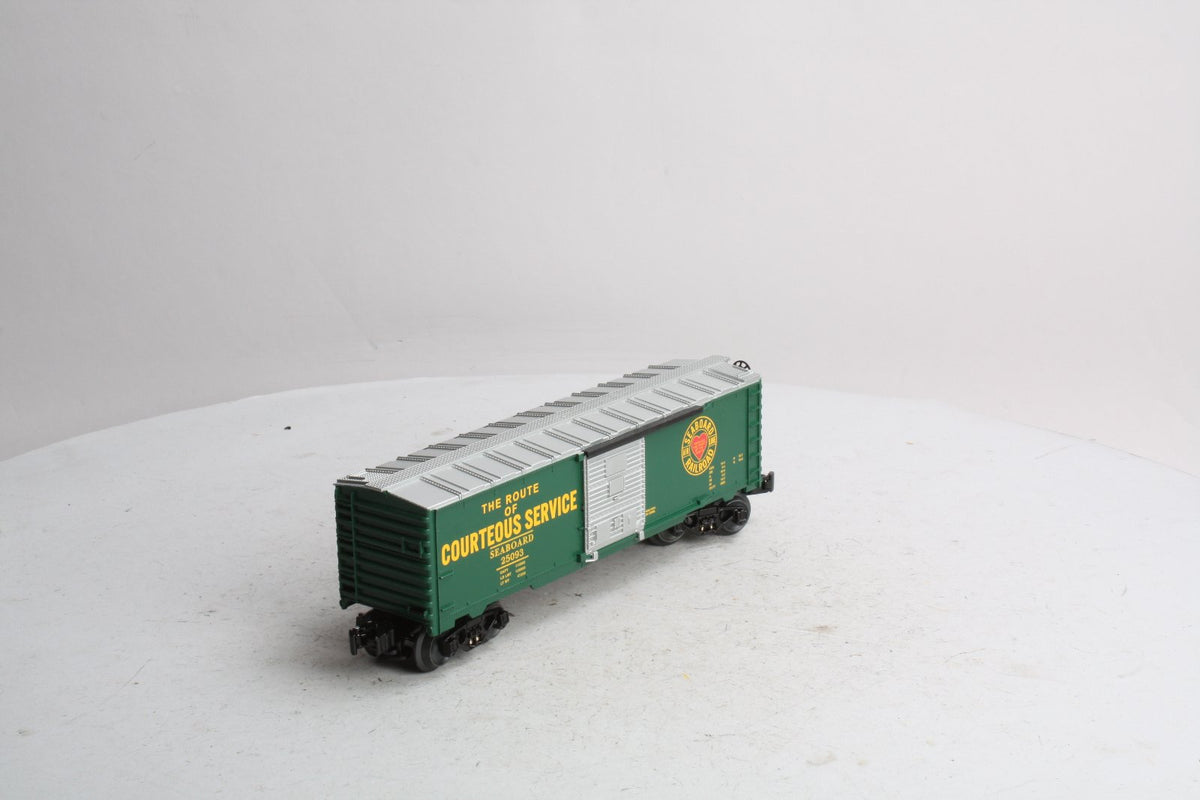Lionel 6-25093 O Gauge Seaboard Railroad "The Route of Courteous Service" Boxcar LN