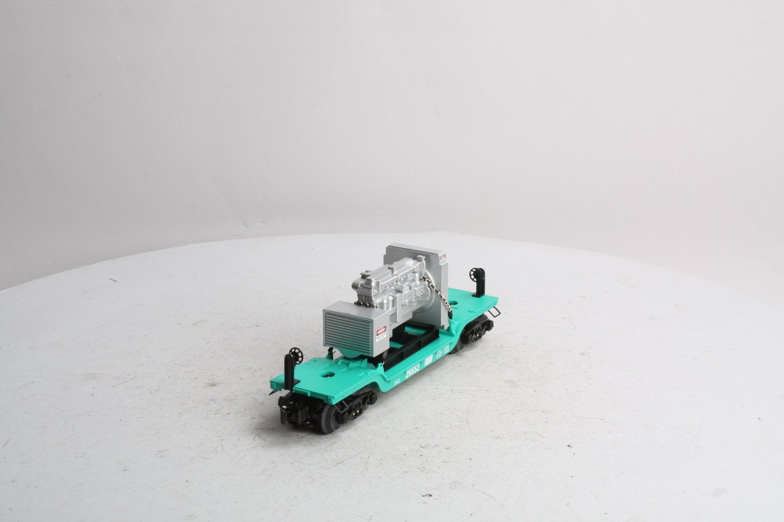 Lionel 6-26653 O Gauge Penn Central Depressed Flatcar W/ Generator NEW