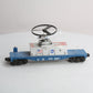 MTH 30-7940 O Gauge NASA Flatcar w/ Operating Helicopter LN/Box