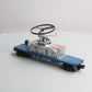 MTH 30-7940 O Gauge NASA Flatcar w/ Operating Helicopter LN/Box