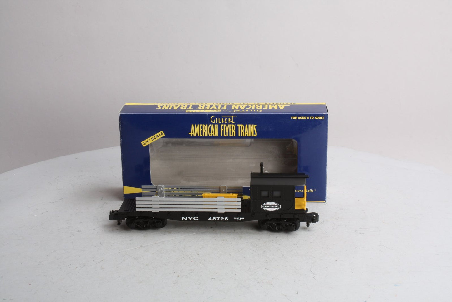 American Flyer 6-48726 S Scale New York Central Boom Car NIB
