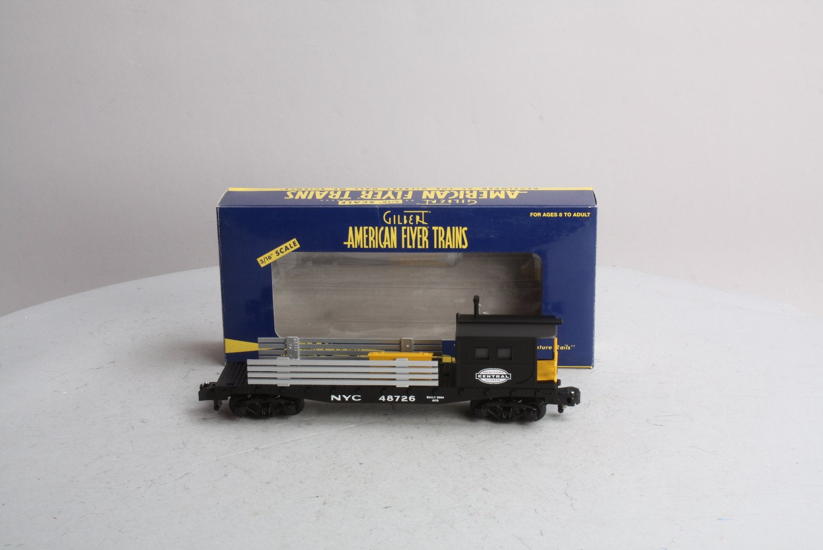 American Flyer 6-48726 S Scale New York Central Boom Car NIB