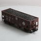 K-Line K6253-1891 O Gauge Pennsylvania RR Diecast Ribbed 2-Bay Hopper #220393 LN/Box