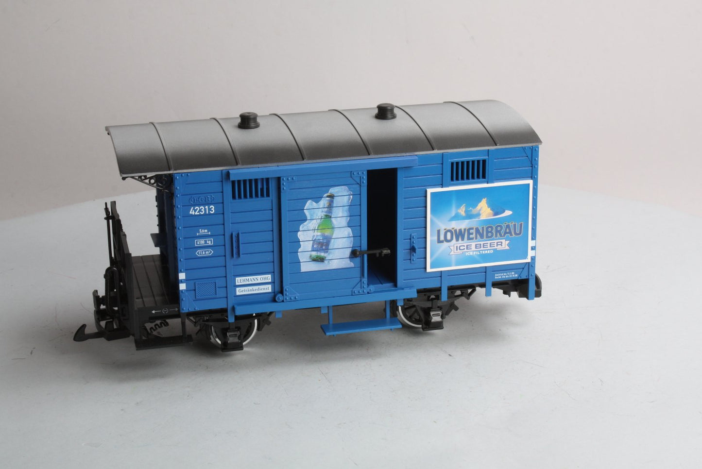 LGB 42313 G Scale Lowenbrau Ice Beer Car LN/Box