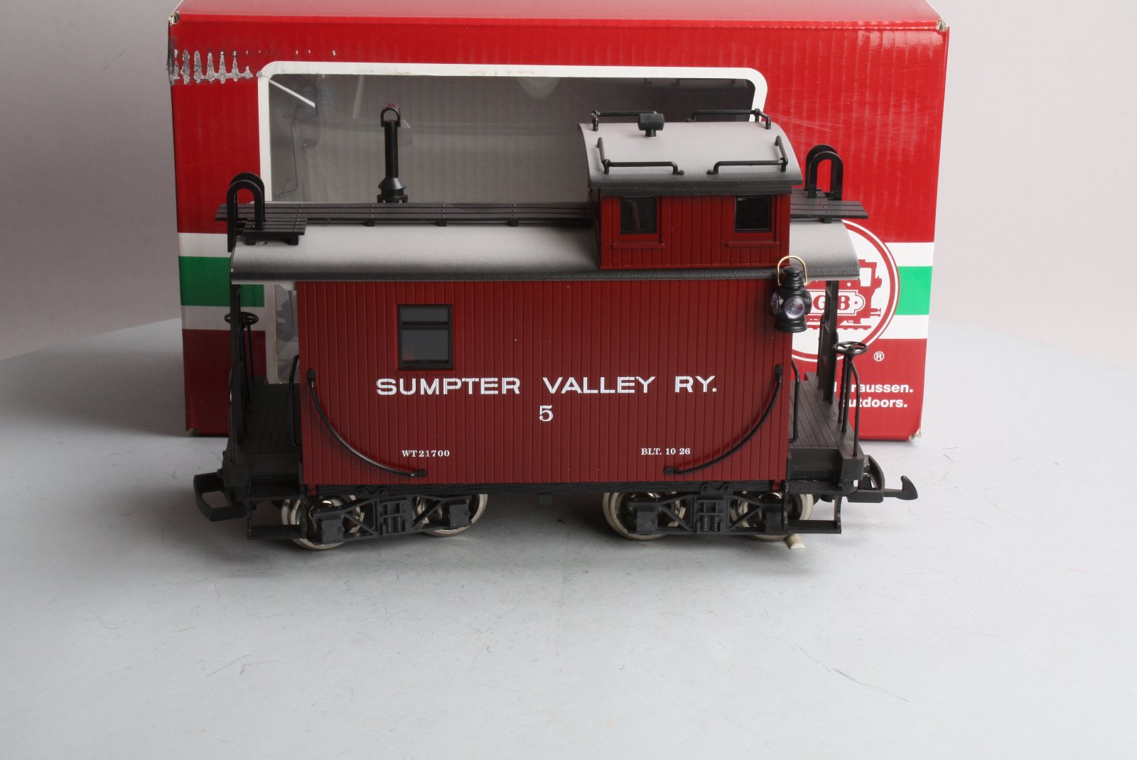 LGB 46659 G Scale Sumpter Valley Railway Caboose #5 (Metal Wheels) LN/Box