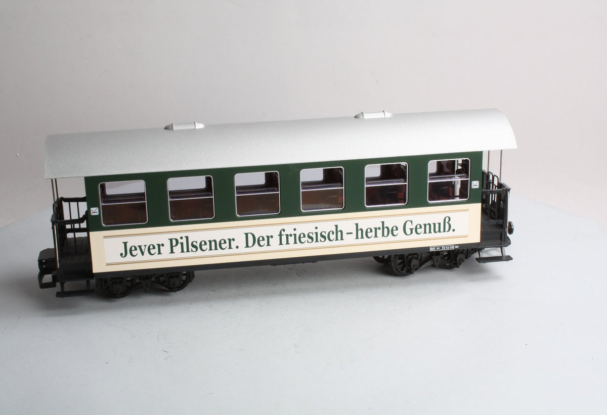 LGB 33700 G Scale Jever Pilsener Passenger Car LN/Box