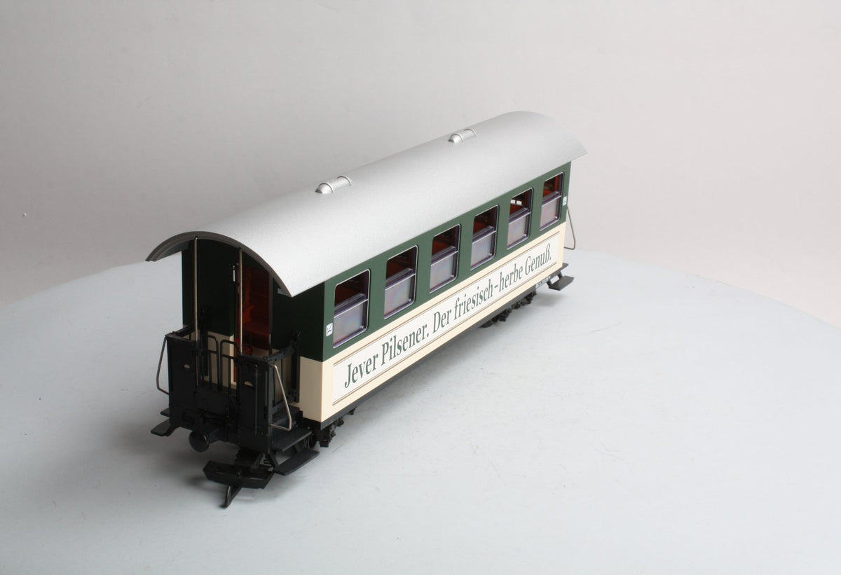 LGB 33700 G Scale Jever Pilsener Passenger Car LN/Box
