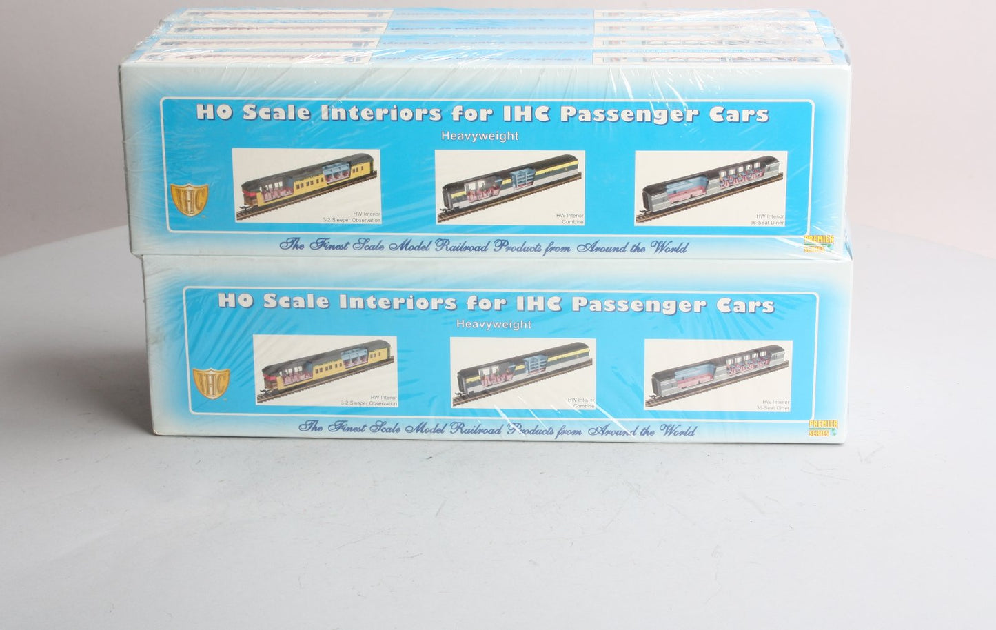 IHC 20178 HO Scale Heavyweight Passenger Car Interiors (20170-20177) (Pack of 8)