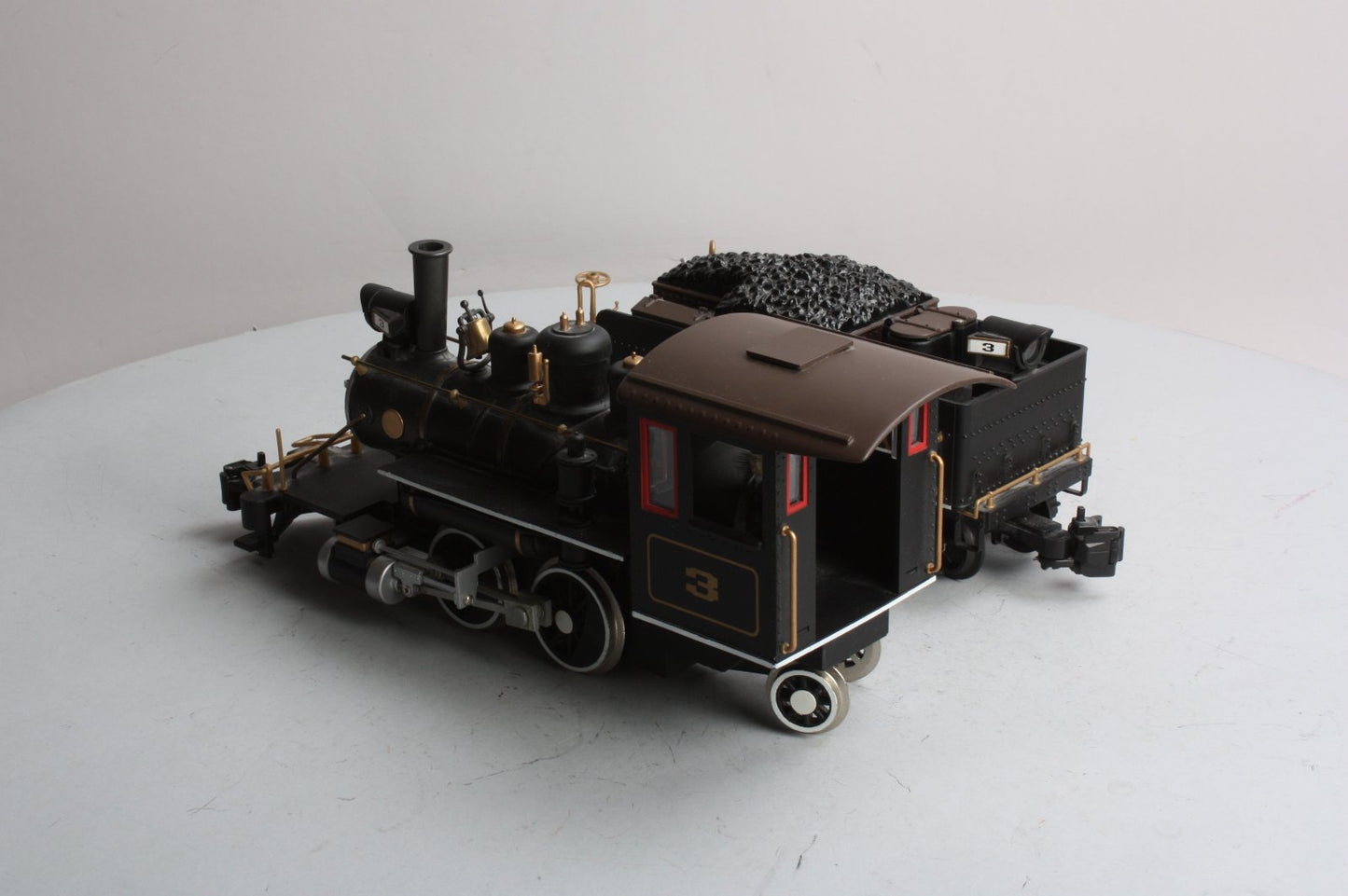 Bachmann 91114 G Gauge Pennsylvania Railroad 2-4-2 Steam Locomotive & Tender #3 VG/Box