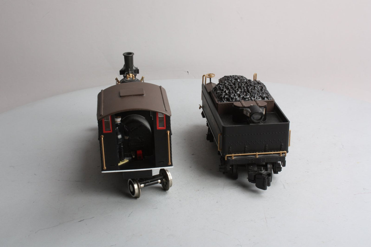 Bachmann 91114 G Gauge Pennsylvania Railroad 2-4-2 Steam Locomotive & Tender #3 VG/Box