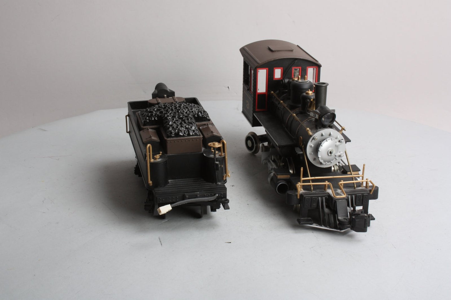 Bachmann 91114 G Gauge Pennsylvania Railroad 2-4-2 Steam Locomotive & Tender #3 VG/Box