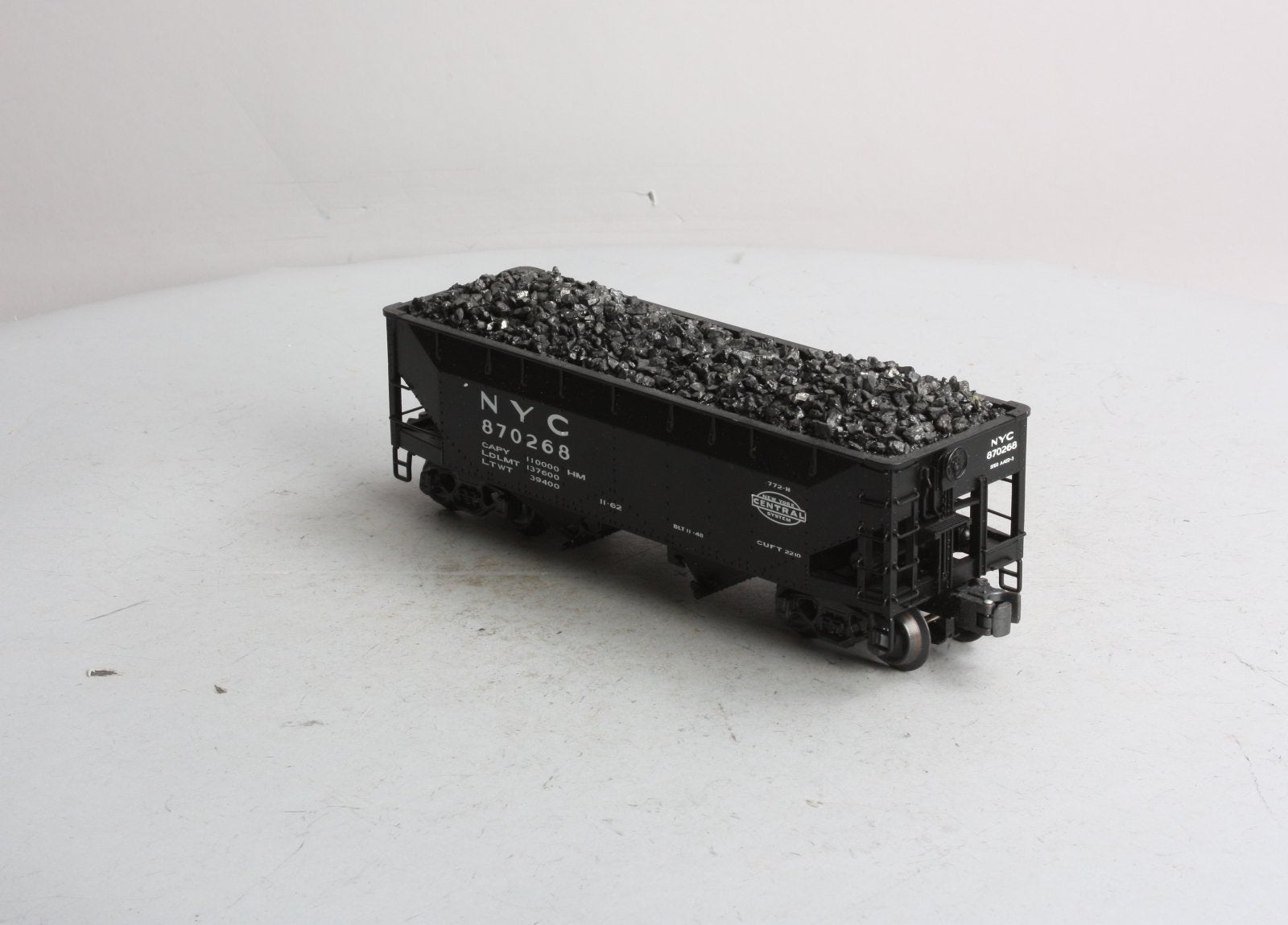 K-Line K6251-1753 O Gauge New York Central Die-Cast 2-Bay DC Hopper #870268 LN/Box