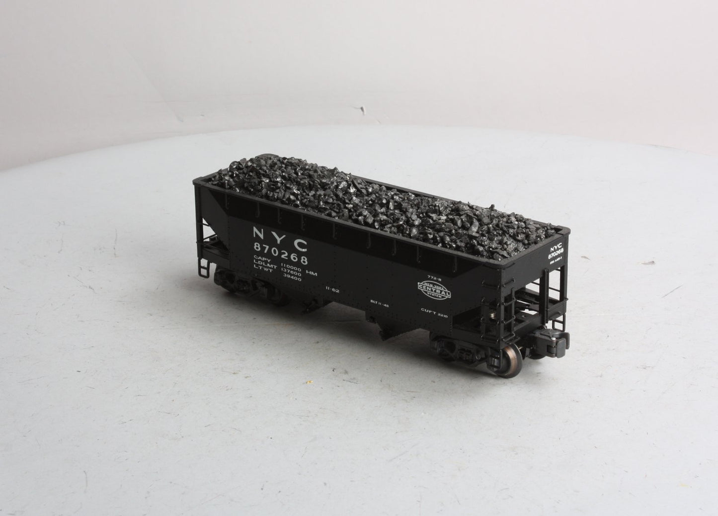 K-Line K6251-1753 O Gauge New York Central Die-Cast 2-Bay DC Hopper #870268 LN/Box