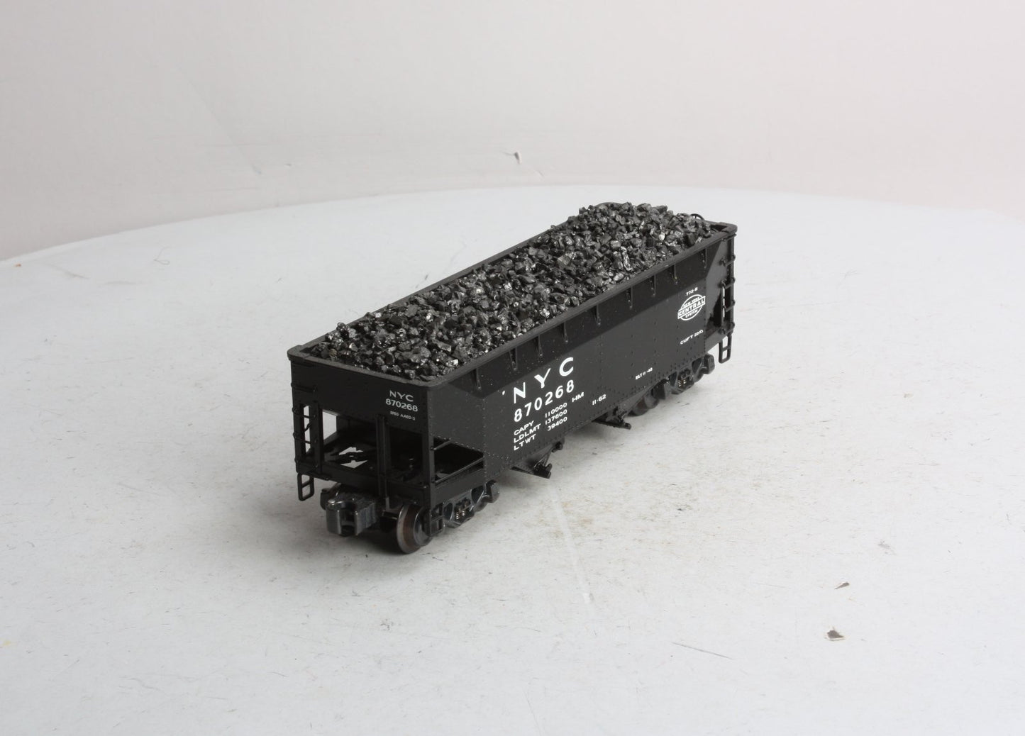 K-Line K6251-1753 O Gauge New York Central Die-Cast 2-Bay DC Hopper #870268 LN/Box
