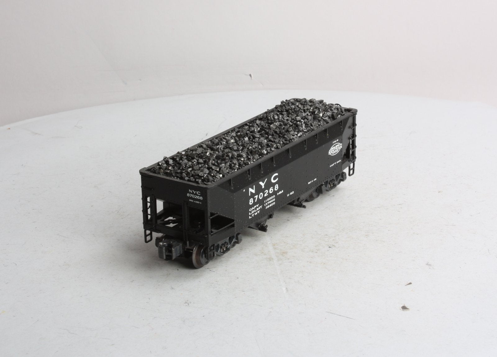 K-Line K6251-1753 O Gauge New York Central Die-Cast 2-Bay DC Hopper #870268 LN/Box