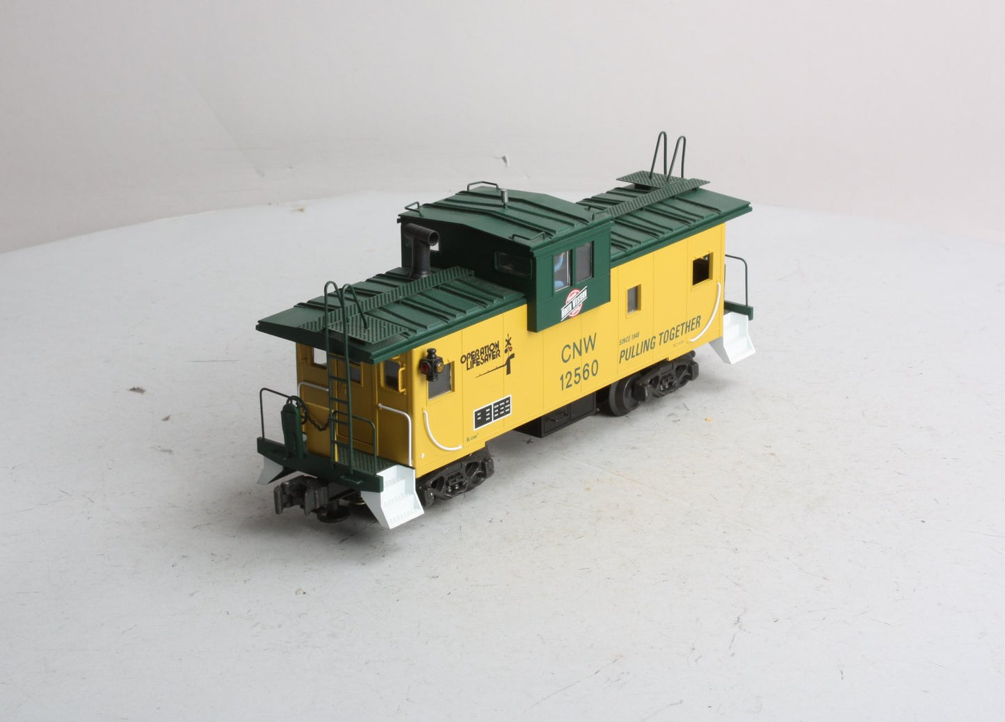 K-Line K613-1311 O Gauge Chicago & North Western Extended Vision Caboose #12560 LN/Box