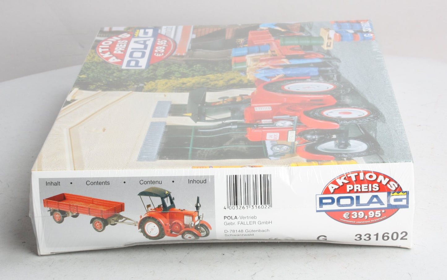 Pola 331602 G Scale Lanz Tractor & Wagon Plastic Model Kit