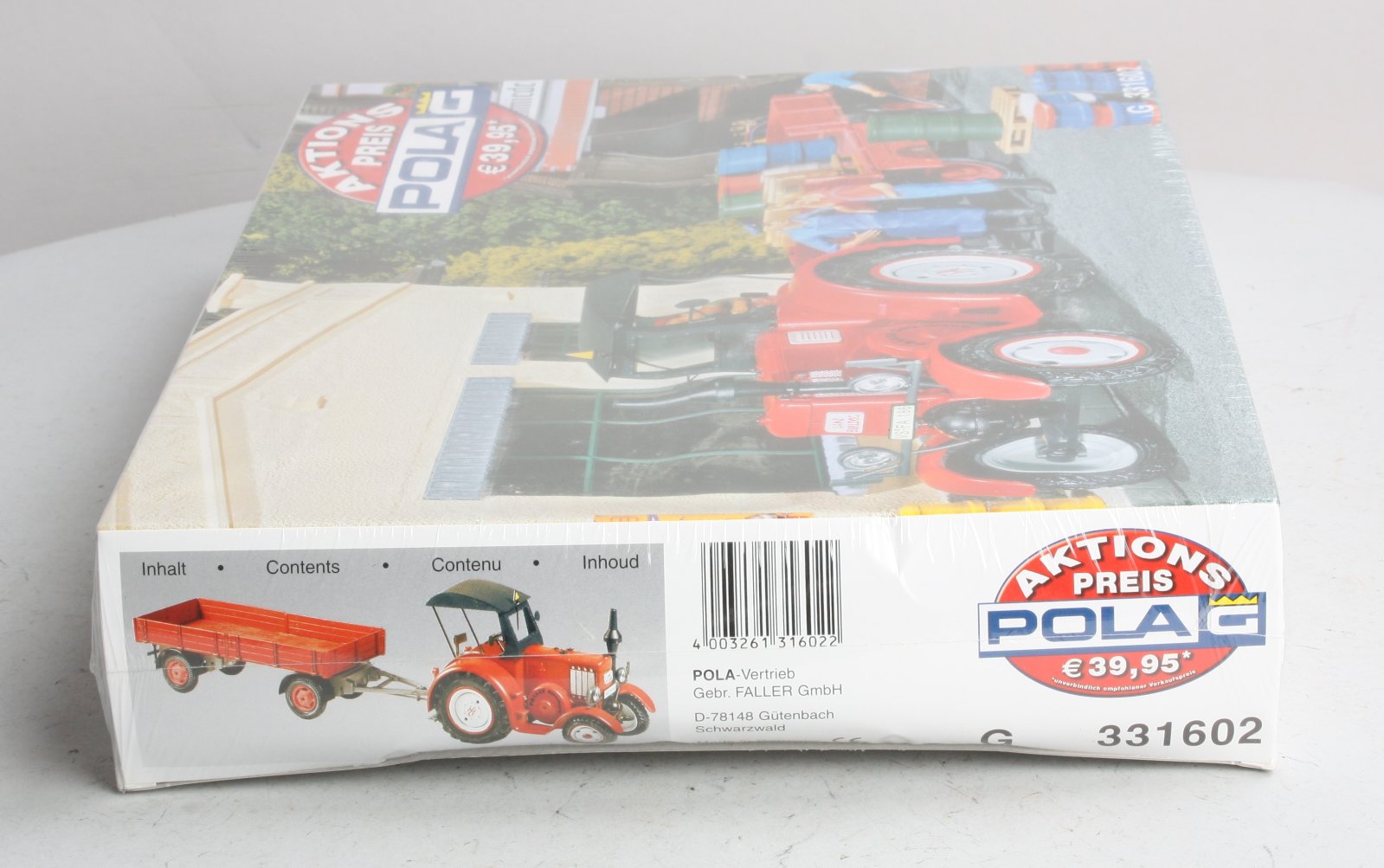 Pola 331602 G Scale Lanz Tractor & Wagon Plastic Model Kit